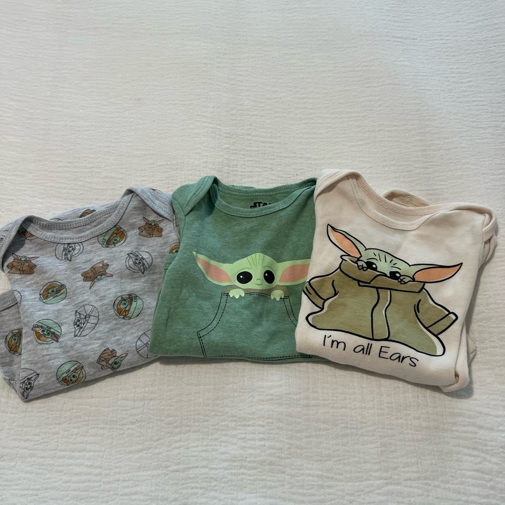 Disney Star Wars long sleeve onesies